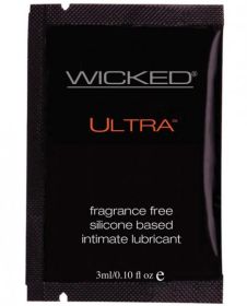 Ultra Silicone Based Lubricant - 3 ml. Packet Fragrance Free