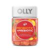 OLLY Probiotic + Prebiotic Gummy, Digestive + Gut Health Supplement, Peach, 30 Count