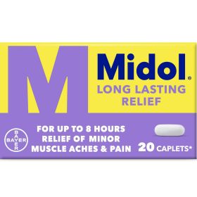 Midol Long Lasting Relief Menstrual Pain Relief Caplets;  20 Count