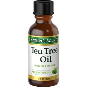 Nature's Bounty Tea Tree Oil;  Herbal Health Oil;  Supports Skin Health;  1 fl oz