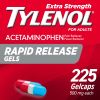 Tylenol Extra Strength Acetaminophen Rapid Release Gels;  225 ct