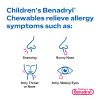 Children's Benadryl Allergy Relief Chewable Tablets;  Grape;  20 Count