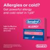 Benadryl Ultratabs Antihistamine Cold & Allergy Relief Tablets;  100 Count